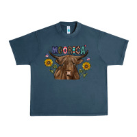 Midnight Navy Moorica Urban Heavy Tee - CowhideDigitalArt
