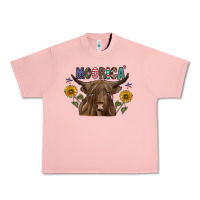 Salmon Moorica Urban Heavy Tee - CowhideDigitalArt