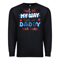 Black out of my wat ı get my daddy back today Premium Sweatshirt - MaliasSmallBusiness