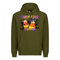 Army Green candy corn cute Premium Hoodie - LillyAllenDesigns