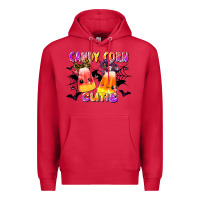 Cardinal candy corn cute Premium Hoodie - LillyAllenDesigns