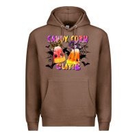 Chestnut candy corn cute Premium Hoodie - LillyAllenDesigns