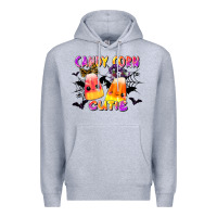 Heather Grey candy corn cute Premium Hoodie - LillyAllenDesigns
