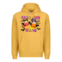 Mustard candy corn cute Premium Hoodie - LillyAllenDesigns