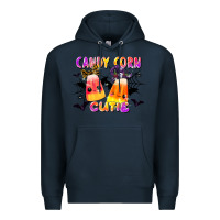 Navy candy corn cute Premium Hoodie - LillyAllenDesigns