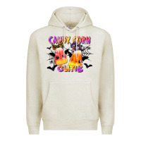 Oatmeal Heather candy corn cute Premium Hoodie - LillyAllenDesigns