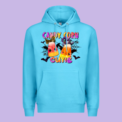 Candy Corn Cute Premium Hoodie Designed By Lillyallendesigns