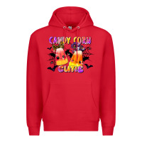Red candy corn cute Premium Hoodie - LillyAllenDesigns