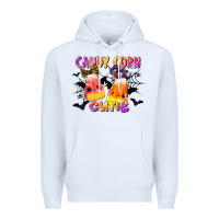 White candy corn cute Premium Hoodie - LillyAllenDesigns