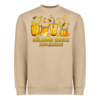 Mushroom Childhood Cancer Awareness Coffee Cups Heavyweight Sweatshirt - texasbilliewilder