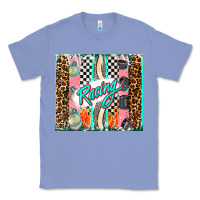 Colony Blue racing brushstroke Classic Tee - AdoDesignShop