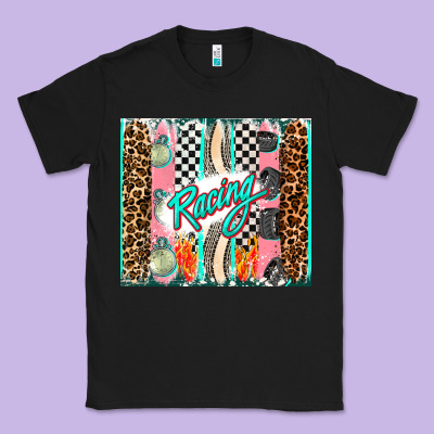 Racing Brushstroke Classic Tee Designed By Adodesignshop