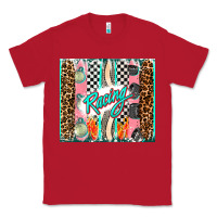 Red racing brushstroke Classic Tee - AdoDesignShop