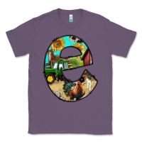 Lavender farm life alphabet lowercase letters e Classic Tee - BundleAndBundleShop