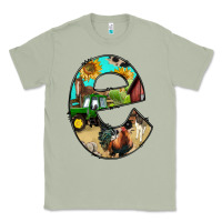 Matcha farm life alphabet lowercase letters e Classic Tee - BundleAndBundleShop