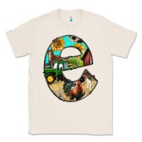 Natural farm life alphabet lowercase letters e Classic Tee - BundleAndBundleShop