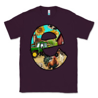 Plum farm life alphabet lowercase letters e Classic Tee - BundleAndBundleShop