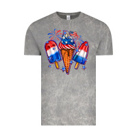 Cloud Rock 4th of July ice creams Vintage Tee - Neo Western