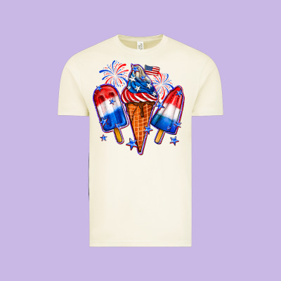 4th Of July Ice Creams Vintage Tee Designed By Neo Western