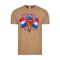 Vintage Coffee 4th of July ice creams Vintage Tee - Neo Western