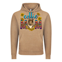 Vintage Coffee western collie mom Vintage Hoodie - texasbilliewilder