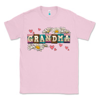 Bubblegum Pink daisy grandma Classic Tee - AdoDesignShop