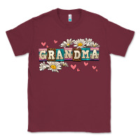 Burgundy daisy grandma Classic Tee - AdoDesignShop