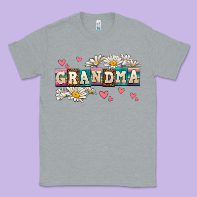 Daisy Grandma Classic Tee Designed By Adodesignshop