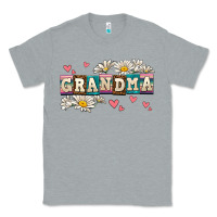 Heather Grey daisy grandma Classic Tee - AdoDesignShop