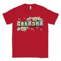 Red daisy grandma Classic Tee - AdoDesignShop