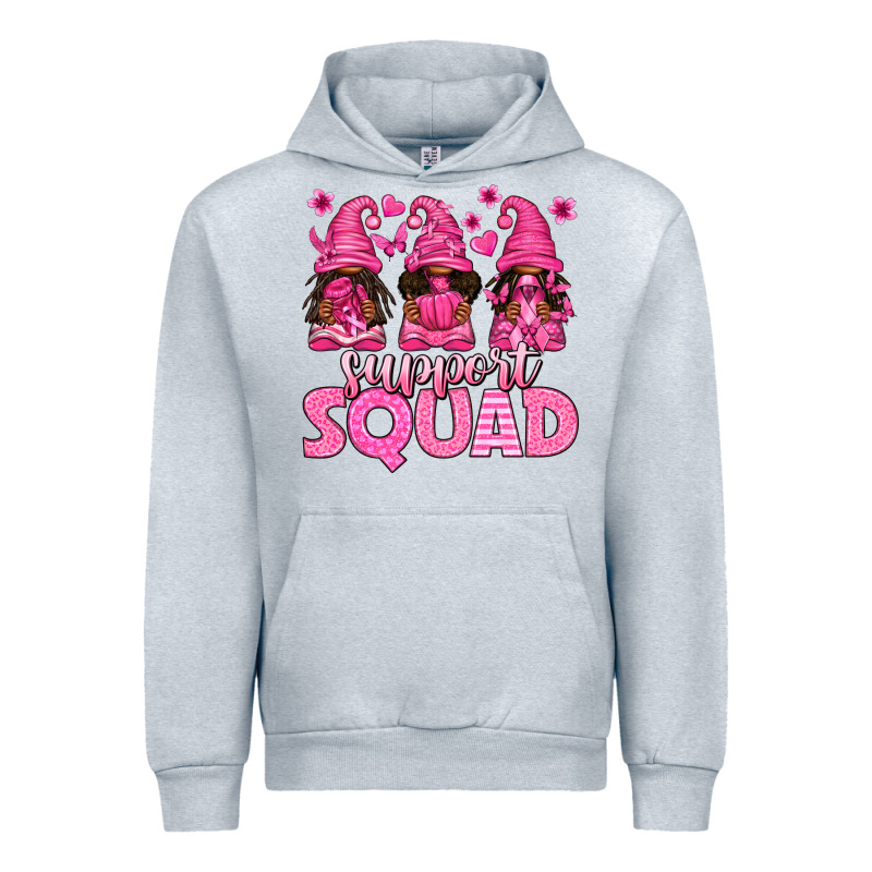 Breast Cancer Afro Gnomies Support Squad Urban Hoodie by texasbilliewilder | Teevron