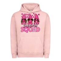 Pigment Salmon breast cancer afro gnomies support squad Urban Hoodie - texasbilliewilder