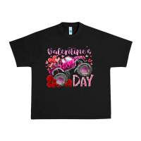 Black valentines day monster truck Urban Heavy Tee - RacoonDesign