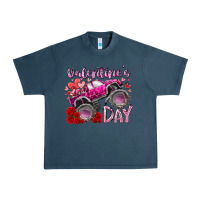 Midnight Navy valentines day monster truck Urban Heavy Tee - RacoonDesign
