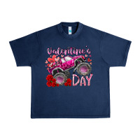Navy valentines day monster truck Urban Heavy Tee - RacoonDesign