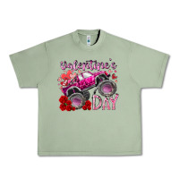 Oil Green valentines day monster truck Urban Heavy Tee - RacoonDesign