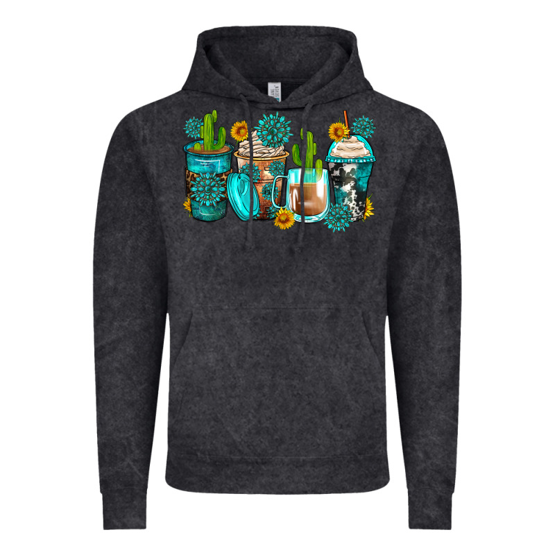 Gemstone Coffee Cups Vintage Hoodie by Zillion Design Studio | Teevron