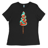 Black bluered lollipop Ladies Tee - AdoDesignShop