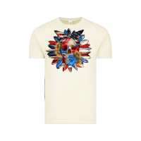 Vintage Arctic 4th of July sunflower skull 4th of july Vintage Tee - CowGirlArtShop