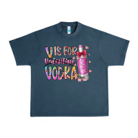 Midnight Navy vis for valentine vodka Urban Heavy Tee - RacoonDesign