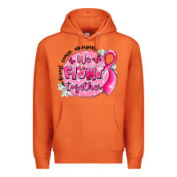 Carrot breast cancer awareness we fight together Premium Hoodie - LillyAllenDesigns
