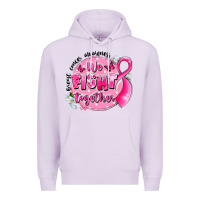 Lilac breast cancer awareness we fight together Premium Hoodie - LillyAllenDesigns