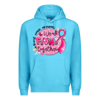 Breast Cancer Awareness We Fight Together Premium Hoodie | Teevron