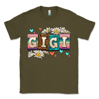 Army Green daisy gıgı Classic Tee - AdoDesignShop