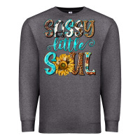 Charcoal Heather sassy little soul Premium Sweatshirt - NancyCooperArtShop