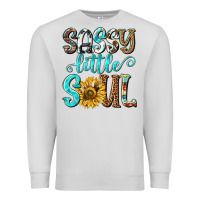 Dove Grey sassy little soul Premium Sweatshirt - NancyCooperArtShop