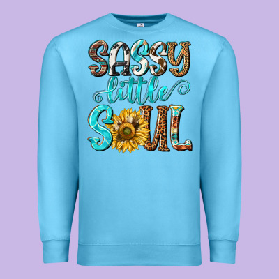 Sassy Little Soul Premium Sweatshirt Designed By Nancycooperartshop