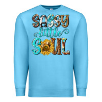 Ocean Blue sassy little soul Premium Sweatshirt - NancyCooperArtShop