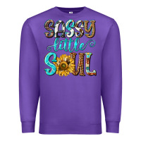 Purple sassy little soul Premium Sweatshirt - NancyCooperArtShop