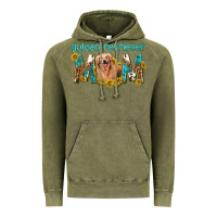 Vintage Olive western golden retriever mom Vintage Hoodie - texasbilliewilder